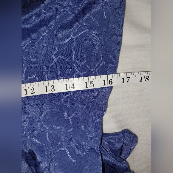 Vintage 80s Billy Jack Apparel Blue Dress Size 11/12 - Picture 15 of 16